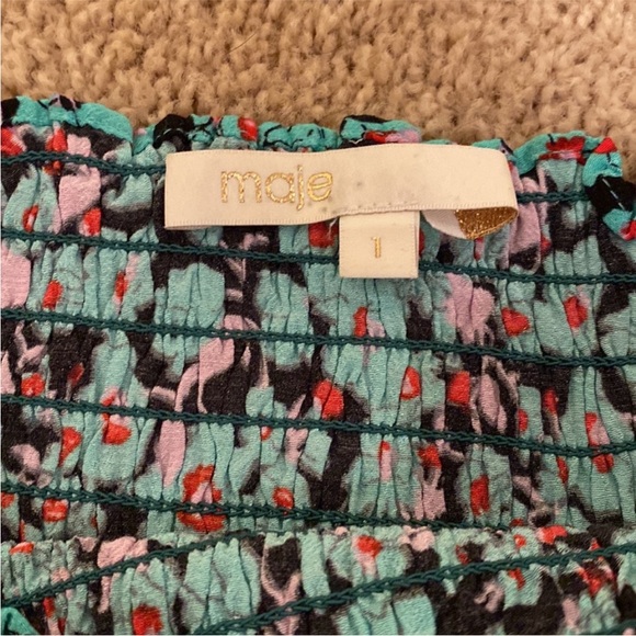 Maje LaFine Smocked Top - Picture 5 of 5